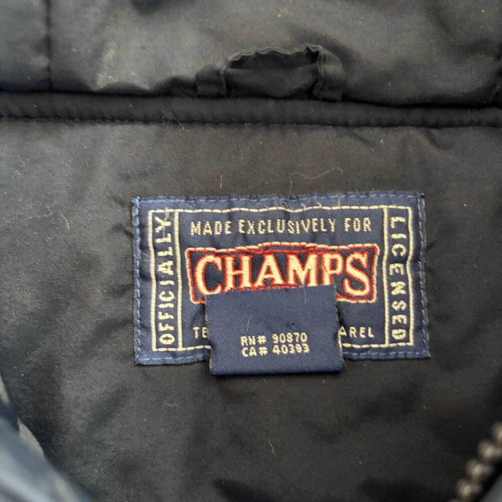 Vintage‎ Champs Gonzaga Bulldogs Jacket Mens XL NCAA Full Zip Embroidered Nylon